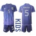 Argentinië Leandro Paredes #5 Babykleding Uitshirt Kinderen WK 2022 Korte Mouwen (+ korte broeken)